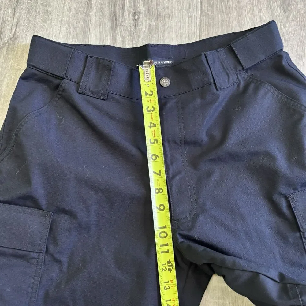 5.11 Tactical Series Cargo Pants Men's Size Large Navy Blue Ripstop Medical EMT